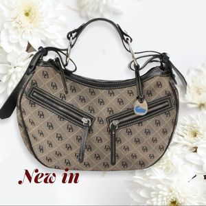 COPY - Dooney & Bourke Signature Canvas Circular Hobo bag